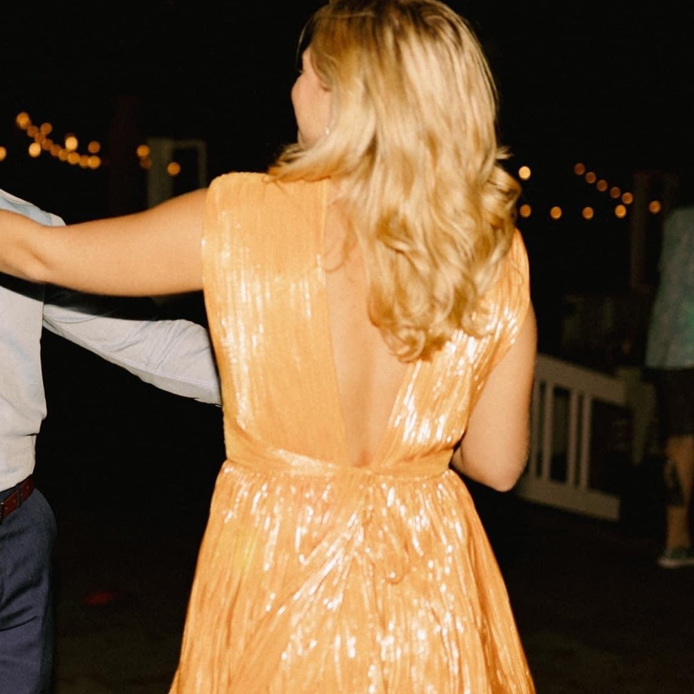 Orange Sabina misstep dress.